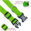 Reflective Dog Collar Adjustable Cat Collar Safety Nylon Pet Collar Durable Comfortable Reflective Pet Collar Pet Supplies