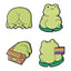 Funny Animal Sets Enamel Pins Cartoon Anime Figure Ghost Spooky Cute Cat Bird Brooches Backpack Lapel Badge Punk Jewelry Gifts