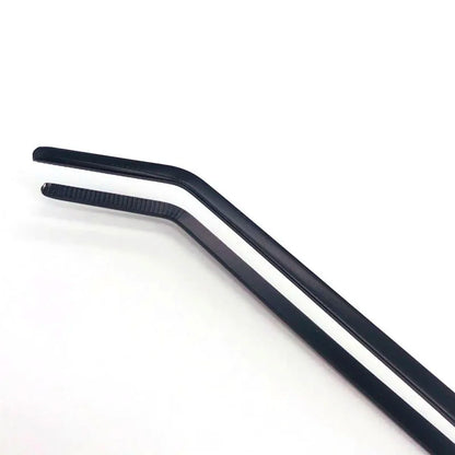 27cm Black Stainless Steel Curved Aquarium Tweezers Aquarium Plants Tweezer Straight Fish Tank Cleaner aquarium accessories