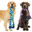 Pet dog cotton rope toys teeth cleaning teeth grinding resistant to bite rope knot toy rope double section cotton rope teething