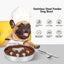 Dog Food Bowl Anti Rust Cat Food Bowl Oven Fridge Safe Pet food Container Dish for Small Medium Size Dogs for Indoor Outdoor