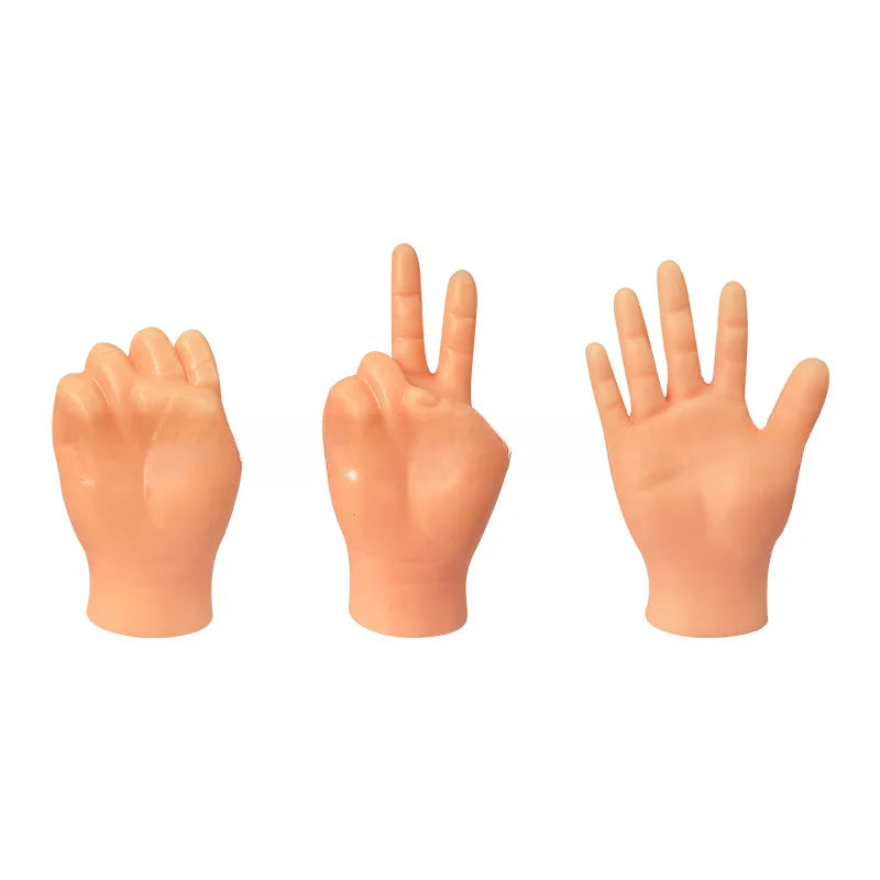 Cat Novelty Toys Teasing Cat TPR Soft Finger Gloves Funny Mini Hands Creative Finger Toys Fake Hand Cat Interactive Toys