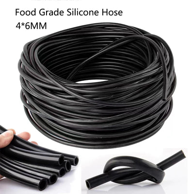 1m/3m/5m/10m/20m Soft Silicone Aquarium Oxygen Pump Hose Air Bubble Stone Aquarium Fish Tank Pond Pump Tube Food Grade Material