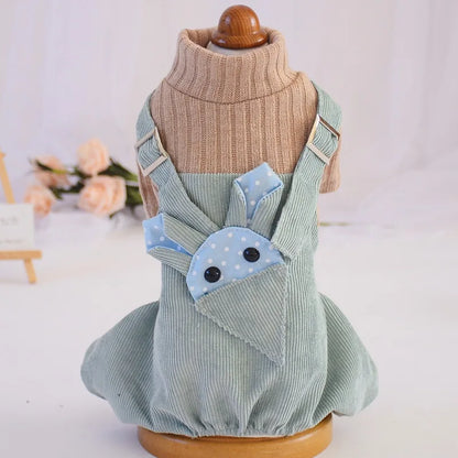 Spring and Autumn New Pet Dog Rompers Small Dog Four-legged Clothes Sweater Pet Puppy Fluffy Skirt Cute Jumpsuit for Dogs