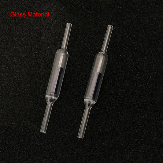 1Pcs Glass One Way Non-Return Check Valve Aquarium Air Pump Accessories Compatible with 4mm Air Pipe Transparent