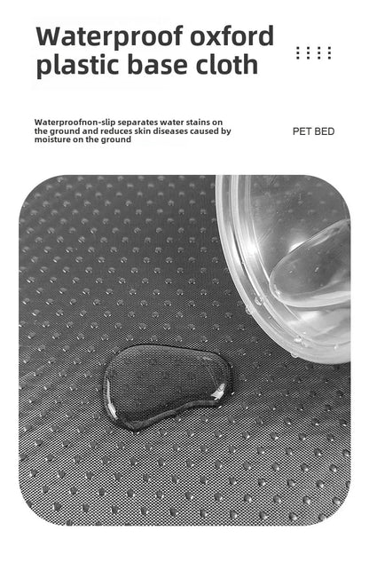 Surround Quadrangle Dog Kennel All-season High Thickened Memory Foam Removable Waterproof Spacious Solid Wear-resistant