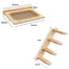 Cat Climbing Shelves Wall Mounted Cat Bridge And Cat House Wooden Pet Shelves Tree Tower For Sleeping Climbing Cat Perch Tree