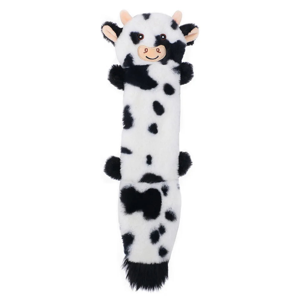 Dog Plush Toy Plush Unfilled Skinny Animal Skin Shell Pet Toy Squeaking Vocal Interactive Dog Toy Fleece Squeak Toys