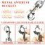 Steel Wire Dog Leashes with Two Head Dogs, Anti-Bite, Tie Out Cable for Small Big Pets, Outdoor Double Steel Wire Rope Lead, New