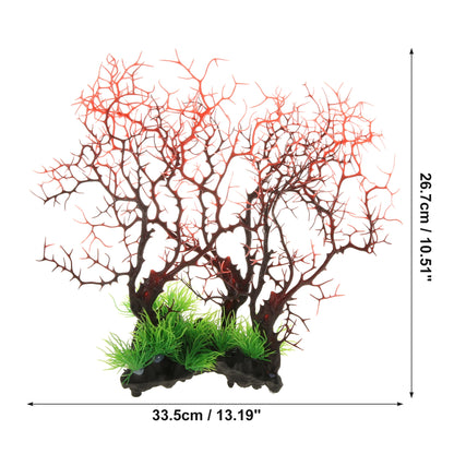 UXCELL Artificial Fake Coral Undersea Water Plants Fish Tank Simulation Fake Coral Aquarium Decoration Ornaments Accessories