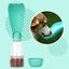 Dog Water Bottle Pet Travel Drinking Bottle 5 in 1 Outdoor Pet Accessories with Dog Drinking Bottle Food Storage Container