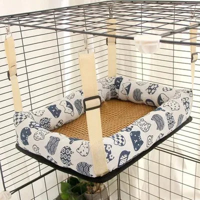 Pet Bed Warm Cushions Hammock All for Cats Plush Winter House Accessory Products Goods Houses Kitten Beds Accessories Habitats