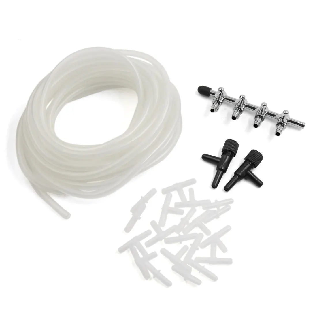 UXCELL 4-5mm Flexible Silicone Oxygen Pump Hose Air Bubble Stone Fish Tank Pond Pump Tube Aquarium Air Pump Accessories Set