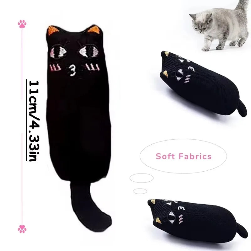 Bite Resistant Catnip Toy for Cats,Catnip Filled Cartoon Mice Cat Teething Chew Toy
