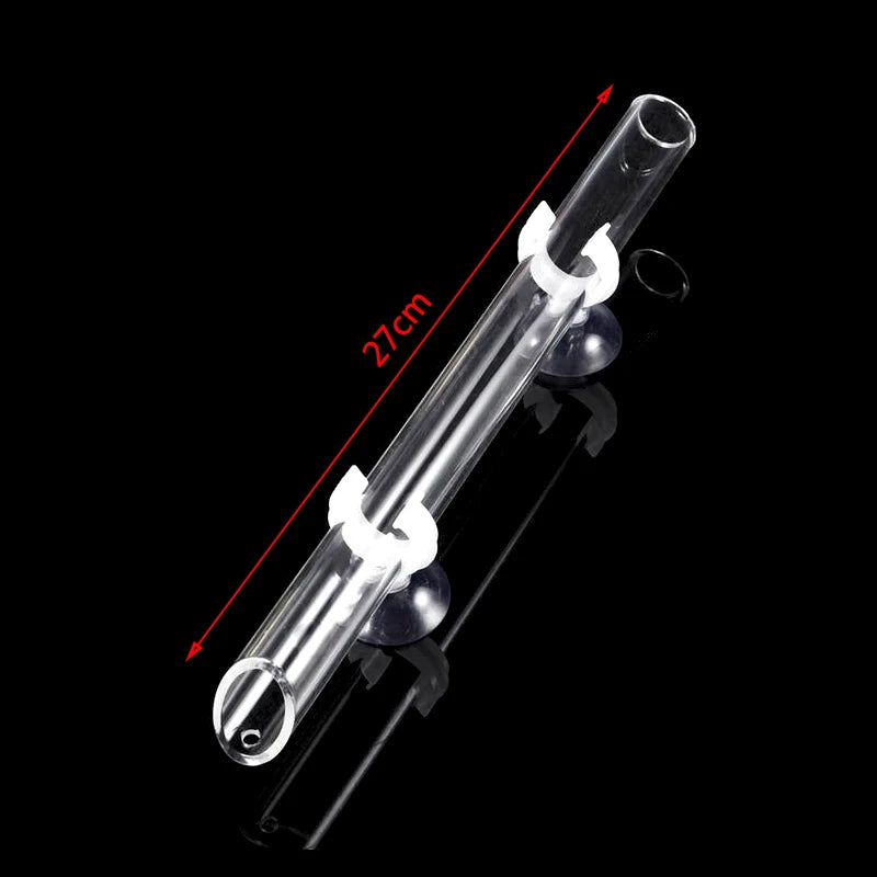 1Pcs Acrylic Aquarium Feeder Tube Dish Transparent Fish Tank Shrimp Snail Shrimp Food Feeder Bowl Aquarium Feeding Accessories