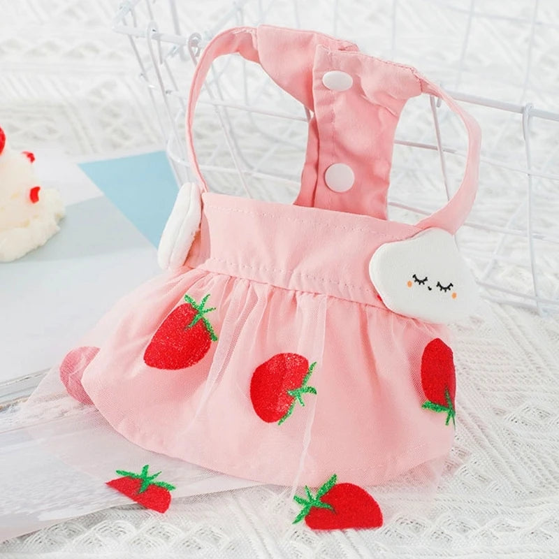 Summer Dog Dress for Small Dogs Luxury Dog Clothes Chihuahua French Bulldog Bichon Dog Costume Puppy Clothing Dog Vest Pet Skirt