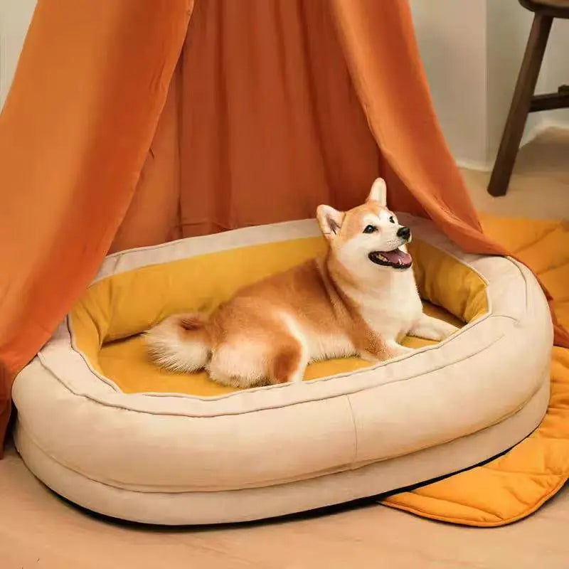 Shiba Inu special kennel, fully removable and washable, German Shepherd Bianmu Golden Retriever high-end thickened and advanced