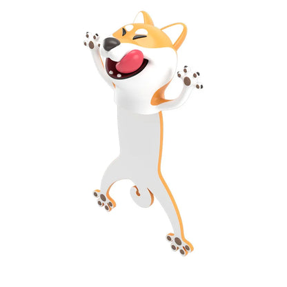 3D Animal Bookmark Original PVC Creative Text Create Cute Funny Cat Stationery
