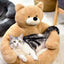 Dog Sofa Bed Fluffy Accessories Large Pet Beds Bad Basket Small Pets Dogs Mat Supplies Puppy Products Medium Cats Kennel Baskets