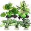 UXCELL Aquarium Artificial Plants Simulation Water Weeds Decorative Aquarium Decor Sets for Fish Tank Decoration Accessories