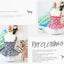 2023 Spring and summer pet skirt puppies small dogs Teddy Grid Pettiskirt Dress Pet Clothes Puppy Costume Spring Pet Clothing