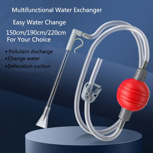 Aquarium Fish Tank Water Changer Air Pump Cleaning Tools Aquarium Gravel Cleaner Vacuum Siphon Pump with Filter Nozzle New