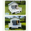 Cat Villa Wooden Kennel Outdoor Rainproof Dog House Cold Proof Dog Shed Courtyard Dog Outdoor House Cage
