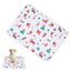 Reusable Puppy Pads Christmas Theme Pet Pee Pads Leak-Proof Puppy Pads Pee Pee Pads Super Absorbent Whelping Mat 60*45cm
