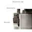 Aquarium Stainless Steel External Canister Filters Top Filter External Canister with Pump ADA Style Filter Bucket Barrel filtro