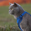UXCELL Cat Harness and Leash Set Adjustable Vest with Reflective Strips Escape Proof for Cat and Small Dog Outdoor Hiking