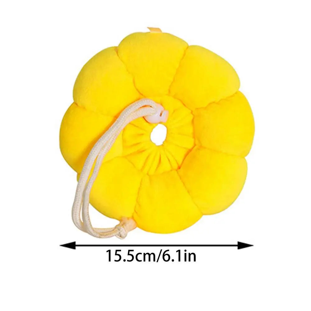 Elizabethan Collar For Cats Adjustable Cotton Sunflower Shape Collar Protective Collar For Small Cats & Dogs Cute Breathable Eli