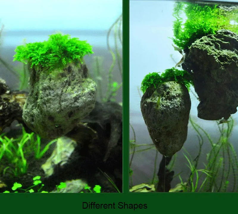 Small Size 5cm Natural Unique Shape Aquarium Fish Tank Floating Rock Stone Suspended Stones Floating Pumice Decor Rock Ornaments