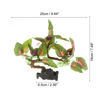UXCELL Artificial Plants Grass Aquarium Plastic Water Weeds Ornament Fish Tank Flower Plants Tree Decoration Accessories
