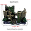 Resin Artificial Fish Tank Ancient Castle Aquarium Decoration Rock Cave Building Decor Ornament Aquatic Landscaping Dropshipping