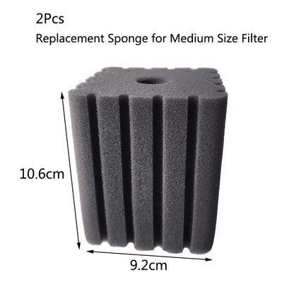 Bio Sponge Filter for Aquarium Fish Tank Shrimp Pond Air Pump Biochemical Filtration Noiseless Foam Aquarium Accessories New