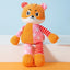 Pet Plush Toy Cat Dog Puzzle Toy Cute Animals Bite Resistant Interactive Squeaky Pet Dog Teeth Cleaning Chew Toy Pet Supplies