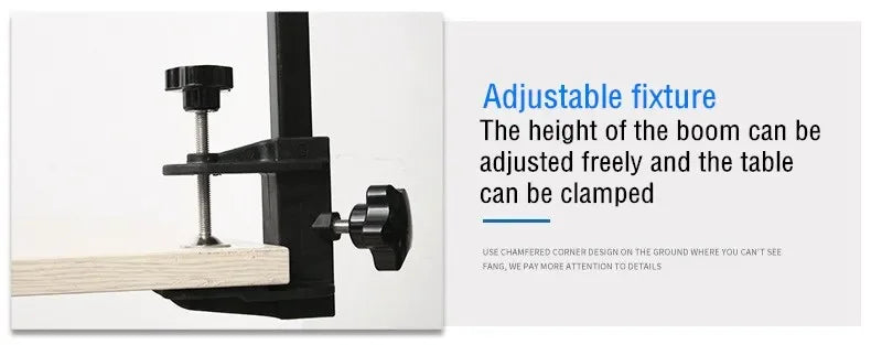 Foldable Pets Grooming Bracket Adjustable Steel Suspender Grooming Table with Sling Arm Support Dog Cat Holder for Bath Desk