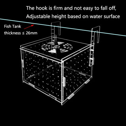 HighTransparent Acrylic Aquarium Fish Breeding Feeding Isolation Box Fish Aquarium Breeder Hatching Incubator Tank  Accessories
