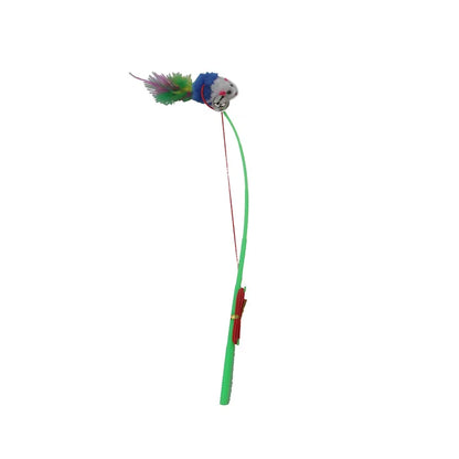 Cat Toy Cat Teaser Sticks Fishing Rod Mouse Funny Cat Stick Bell Funny Cat Toy Cat Interactive Cat Cat Supplies