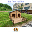 Solid wood dog house outdoor rainproof outdoor courtyard pet general   house large dog wooden dog cage wholesale