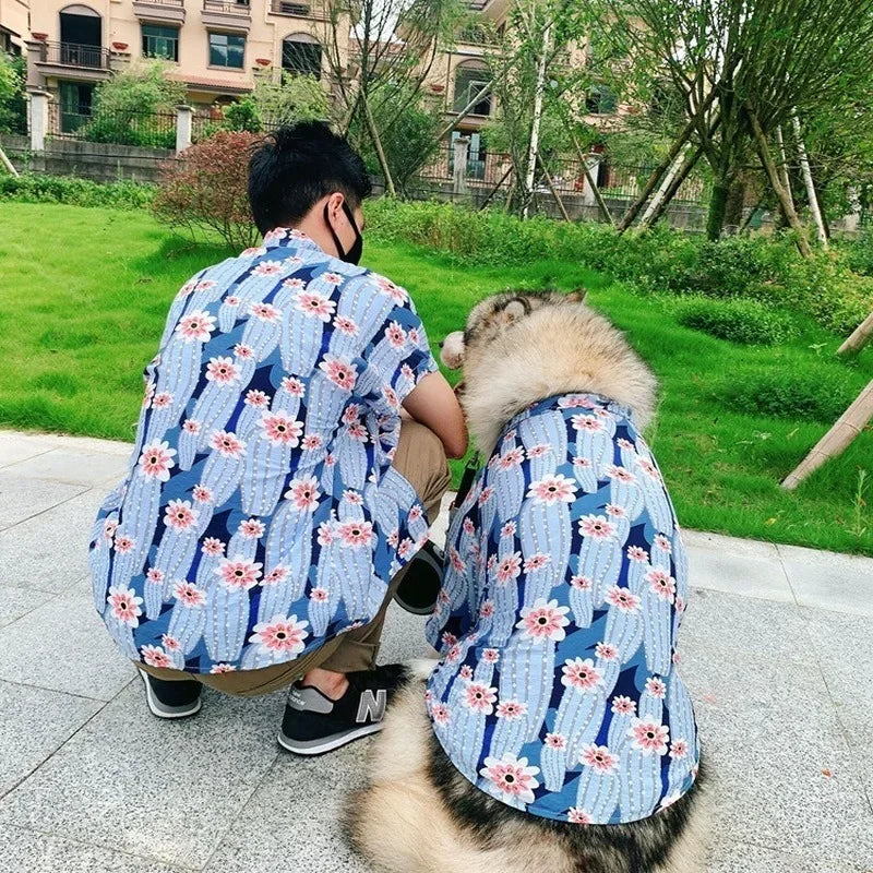 Dog Clothes Costume Cooling Vest  Pet Clothes Parent-child Wear One Color Eight Sizes  Dog Shirt