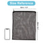 UXCELL Aquarium Filter Media Bags Fine Zipper Mesh Filter Bags for Fresh Saltwater Tanks Reusable Fish Tank Filter