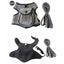 Dog Harness with Backpack andLeashes Set, Luxury Brand Designer Pet Self Carrier Pet  Harness Backpack for Small Medium Dogs