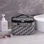 Thousand Bird Grid Cosmetic Bag Female Large Capacity Portable New Travel Waterproof Handheld Large Storage Bag Wash Bag