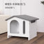 Dog Kennel Indoor and Outdoor Ventilation and Breathable Easy To Install Easy To Clean Thickened Not Deformed Luxury Pet Villa