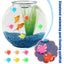 TPR Soft Glue Simulation Goldfish Transparent Environmentally Friendly Floating Small Goldfish Marine Animal Fish Tank Aquarium