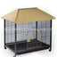 Pet supplies dog house, iron kennel, single door folding, dog cage wholesale pet cage D5 wire dog cage