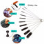 Aquarium Tube Pipe Cleaning Brush Stainless Steel Water Filter Air Tube Flexible Single End Hose Aquarium Accessories 10pcs/set