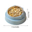 Cat Bowl Non-Slip Pet Stainless Steel Food Bowls Ergonomic Design Cat Dog Food Bowl with 15 Degree Oblique Mouth Puppy Feeding