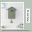 20x25cm Cuckoo Quartz Wall Clock Modern Bird Home Living Room Hanging Watch Horologe Clocks Timer Office Home Decoration Gifts